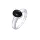 KUZZOI - Herren Siegelring Onyx Oval Basic 925 Silber Herrenschmuck