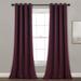 Everly Quinn Ketterman Solid Blackout Thermal Grommet Curtain Panels Polyester in Indigo | 84 H in | Wayfair CC777F6F683C4B3AA2DFCA16FF9354DB