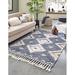 Gray 96 x 0.33 in Area Rug - Union Rustic Southwestern/Lodge Alenah Area Rug Bloom Color Wool | 96 W x 0.33 D in | Wayfair