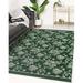 Green/White 60 x 0.08 in Area Rug - COTTAGE GREEN Area Rug By Red Barrel Studio® Polyester | 60 W x 0.08 D in | Wayfair