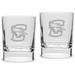 Creighton Bluejays 11.75 oz. 2-Piece Square Double Old Fashion Glass Set