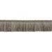 1 3/4 (4cm) Basic Solid Collection Shiny Brush Fringe Trim # 0175SB Silver Grey #049 (Grey Silver) 5 Yards (15 ft/4.5m)