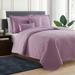 Clara Clark Bedspread Quilt Set - Ellipse Weave Pinsonic Lightweight Coverlet Set
