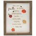 Every Year I Fall Dimensional Wooden Sign - H - 11.50 in. W - 1.00 in. L - 9.50 in.