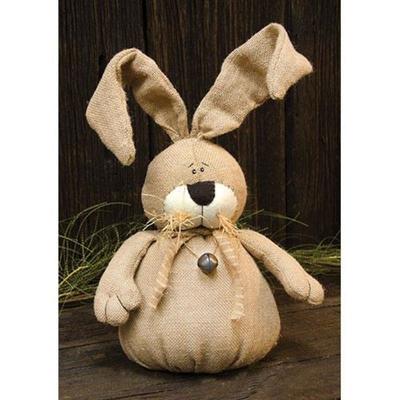 Burlap Bunny 15" - 15" tall.