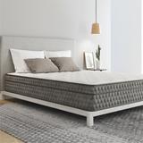 11" Gel Memory Foam Quilted Hybrid, Medium, Full Mattress by Engia in White Grey (Size FULL)