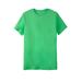 Men's Big & Tall No Sweat Longer-Length Short Sleeve Crewneck Tee by KingSize in Electric Green (Size 3XL)