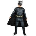 Funidelia | Batman Costume - Justice League for boy The Dark Knight, Superheroes, DC Comics - Costume for kids, accessory fancy dress for Halloween, carnival & parties - Size 5-6 years - Black