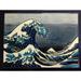 Continental Art Center The Great Wave Tile Wall Décor Stoneware/Ceramic in Blue/Gray/White | 16 H x 12 W x 0.5 D in | Wayfair AD0040