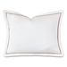 Eastern Accents Adrienne Envelope Sham 100% Cotton in White | 20 H x 27 W in | Wayfair 7ED-STN-21-WH