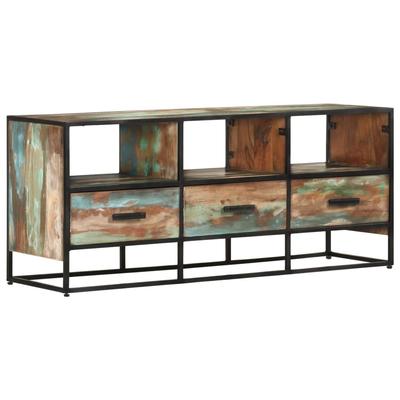 vidaXL TV Stand 43.3"x11.8"x17.7" Solid Wood Reclaimed