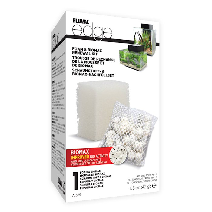 Fluval Edge Foam & Biomax Renewal Kit, Pack of 1