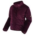 Regatta Elbury Puffer Jacket Women's Insulated Velvet Baffled/Quilted Jackets, womens, Baffled/Quilted Jackets, RWN173, plum, FR : 2XL (Taille Fabricant : 20)