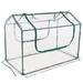 SunnyDaze Decor 4' W x 3' D Mini Greenhouse PVC Vinyl/Steel in Black/Gray/White | 36" H x 50" W x 27" D | Wayfair HB-876