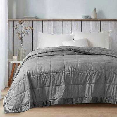 Cambria Down Alternative Blanket, Full / Queen, Charcoal