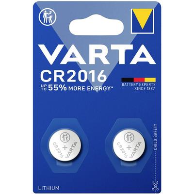 Knopfzelle cr 2016 3 v 2 St. 87 mAh Lithium lithium Coin CR2016 Bli 2 - Varta