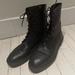 Zara Shoes | *Brand New* Zara Combat Boots - Real Leather | Color: Black | Size: 9