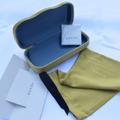 Gucci Accessories | Gucci Velvet Hard Sunglass Case W Satin Bag-M | Color: Yellow | Size: Medium