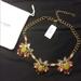 J. Crew Jewelry | J. Crew Statement Necklace. Nwot. | Color: Gold/White | Size: 21”