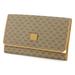 Gucci Bags | Gucci Wallet Micro Gg Beige Pvc ~ Leather Authentic Used | Color: Brown/Gold | Size: Width: 20.5cm Height: 12cm Machi1.7cm