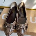 Gucci Shoes | Authentic Gucci Shoes Pre-Owned | Color: Brown/Cream | Size: 6.5