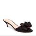 Kate Spade Shoes | Kate Spade Plaza Black Satin Slip | Color: Black | Size: 7