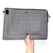 Coach Tablets & Accessories | Coach Black White Plaid Vinyl And Leather Laptop Ipad Sleeve | Color: Black/White | Size: 13