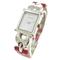 Gucci Accessories | Authentic Gucci 1800l Quartz Ladies Woman Watch Wristwatch Change Belt | Color: Red/Silver | Size: Inner Circumference : 5.9 - 7.7 "