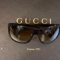 Gucci Accessories | Gucci Sunglasses Luxury Designer Fashion Brand Dress Logo Woman | Color: Brown/Gold | Size: Os