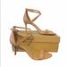 Michael Kors Shoes | Michael Kors Ava Mid Sandal Nwb | Color: Tan | Size: Various