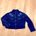 Levi's Jackets & Coats | Levi’s Made And Crafted Floral Cactus Embroidered Jacket | Color: Blue | Size: Size 1