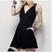 Free People Dresses | Free People Lovely In Lace Black V-Neck Mini Dress | Color: Black | Size: S