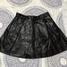 Free People Skirts | Free People Faux Leather Skirt | Color: Black | Size: 2