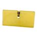 Gucci Bags | Gucci Wallet Purse Long Wallet Yellow Gold Woman Unisex Authentic Used T4342 | Color: Gold/Yellow | Size: Width: About 17.3 Cm