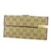 Gucci Bags | Gucci Wallet Purse Long Wallet Gg Beige Brown Woman Unisex Authentic Used | Color: Brown/Tan | Size: Height: About 10 Cm Depth: About 2 Cm