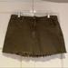 Free People Skirts | Free People Green Jean Skirt | Color: Green | Size: 6