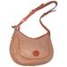 Dooney & Bourke Bags | Dooney And Bourke Vintage Taupe & Cognac Brown Leather Hobo Shoulder Bag | Color: Brown/Tan | Size: 14.5"L X 2.5"W X 8"H