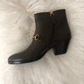 Gucci Shoes | Gucci Horsebit Ankle Boots In Brown | Color: Brown/Gold | Size: Various