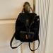 Gucci Bags | Gucci Bamboo Black Suede Backpack | Color: Black/Brown | Size: Os