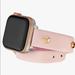 Kate Spade Accessories | Kate Spade Apple Watch Studded Wraparound Leather Strap | Color: Cream | Size: Os