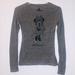 Disney Shirts & Tops | Disney Parks Minnie Mouse Slim Fit Pullover. Item# 0097 | Color: Black/Gray | Size: Xlg