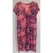 Lilly Pulitzer Dresses | Lilly Pulitzer | Navy + Pink Floral Print Dress Xs | Color: Blue/Pink | Size: Xs