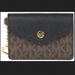 Michael Kors Accessories | Michael Kors Kala Small Flap Key Ring Card Case Wallet Mk Brown Black Michael K | Color: Black/Brown | Size: Small
