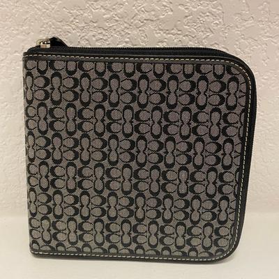 Coach Tablets & Accessories | Coach Cd/Disc Case | Color: Black/Gray | Size: Os