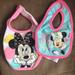 Disney Other | 2 Minnie Mouse Bibs | Color: Pink | Size: Osbb