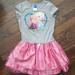 Disney Shirts & Tops | Anna & Elsa Disney Dress Blouse | Color: Gray/Pink | Size: 6xg