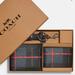 Coach Bags | Coach Boxed 3 In 1 Wallet Gift Set With Window Pane Plaid Print | Color: Black/Red | Size: Os