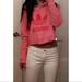 Adidas Tops | Adidas Pink Coral Cropped Long Sleeved Hoodie Medium Almost Brand New! | Color: Pink | Size: M