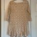 Free People Other | Free People Lace Tunic/Mini Dress | Color: Cream | Size: 8