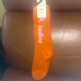 American Eagle Outfitters Accessories | American Eagle Orange Crew Socks Nwt | Color: Orange/Pink | Size: Os